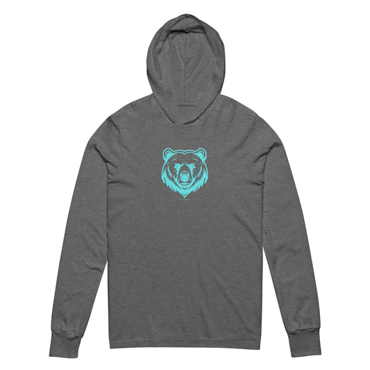 Bear Hooded long - sleeve tee - The Cozy Camper LLC