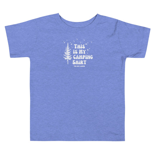 Camping Toddler Short Sleeve Tee - The Cozy Camper LLC