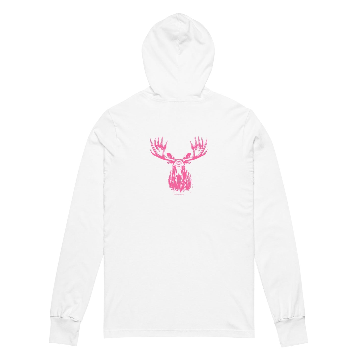 Moose Hooded long - sleeve tee - The Cozy Camper LLC