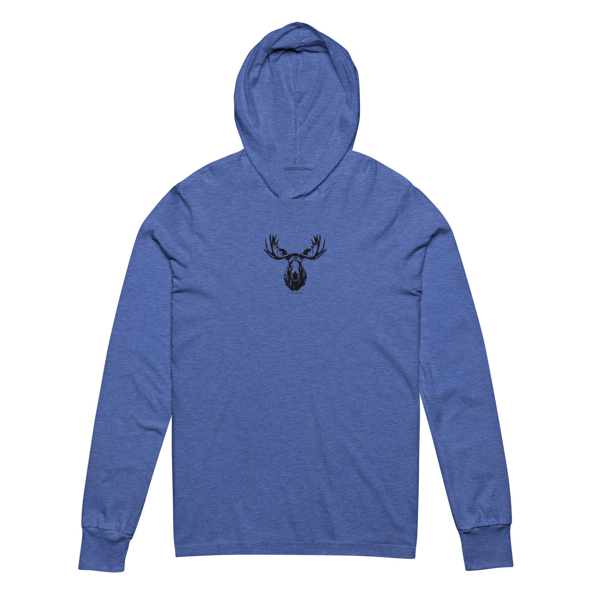 Moose Hooded long - sleeve tee - The Cozy Camper LLC