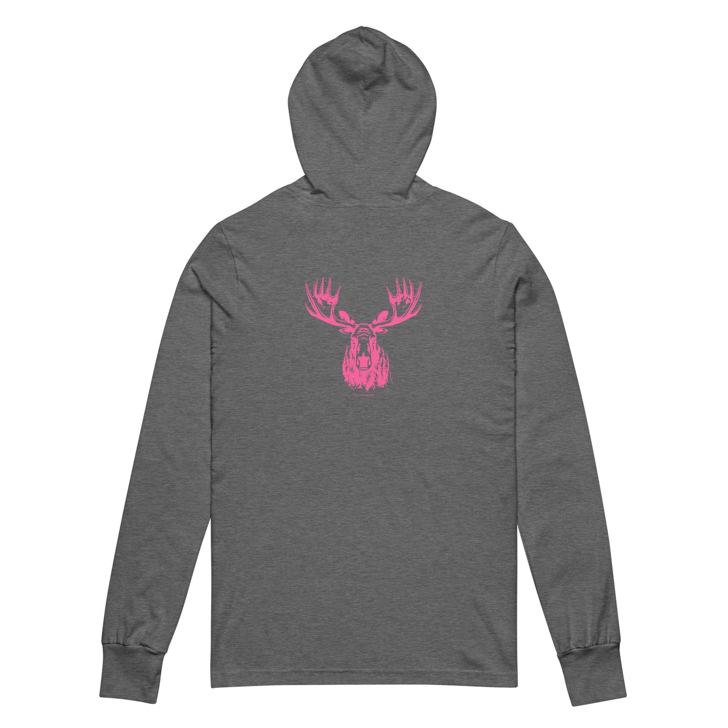 Moose Hooded long - sleeve tee - The Cozy Camper LLC