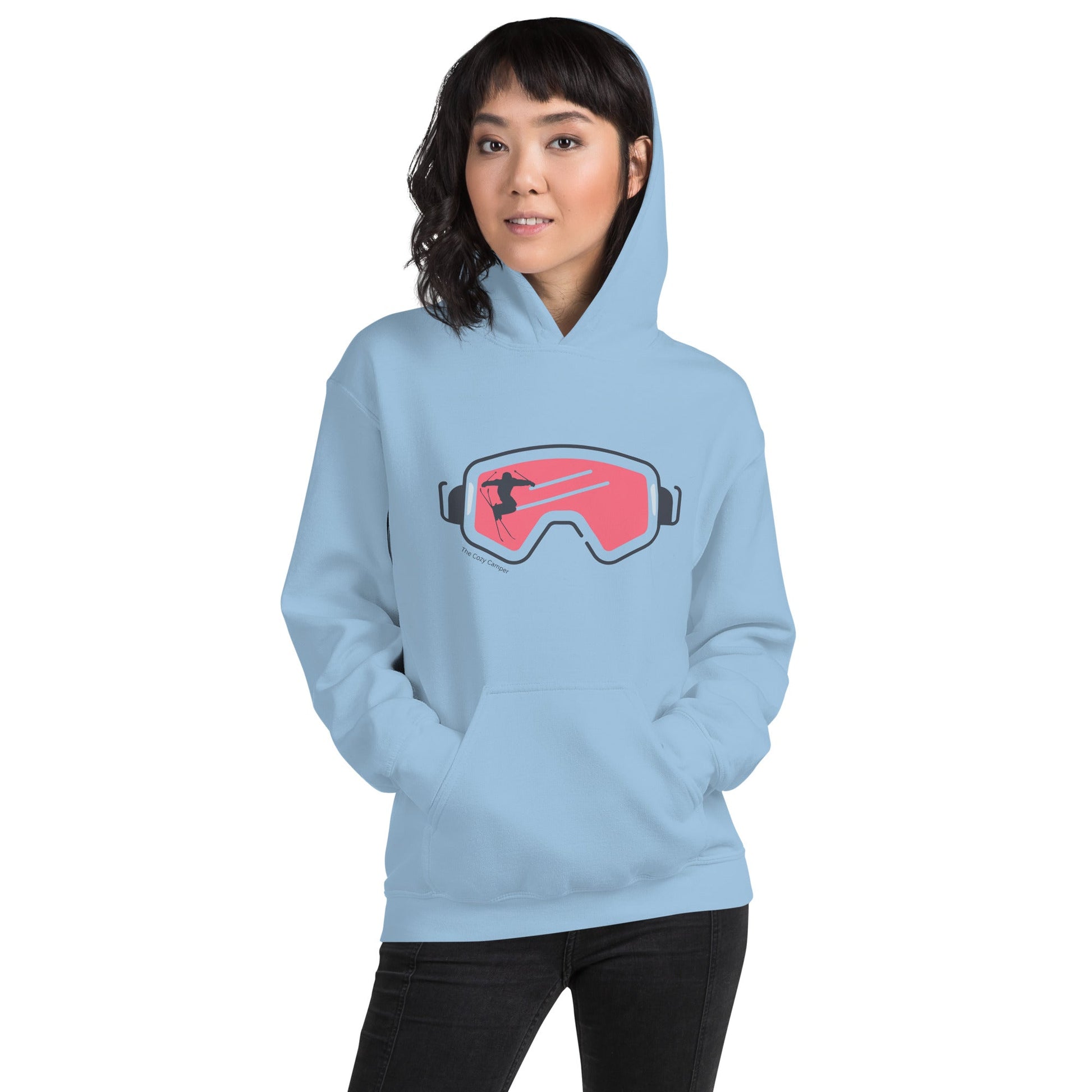 Skiing Hoodie - The Cozy Camper LLC