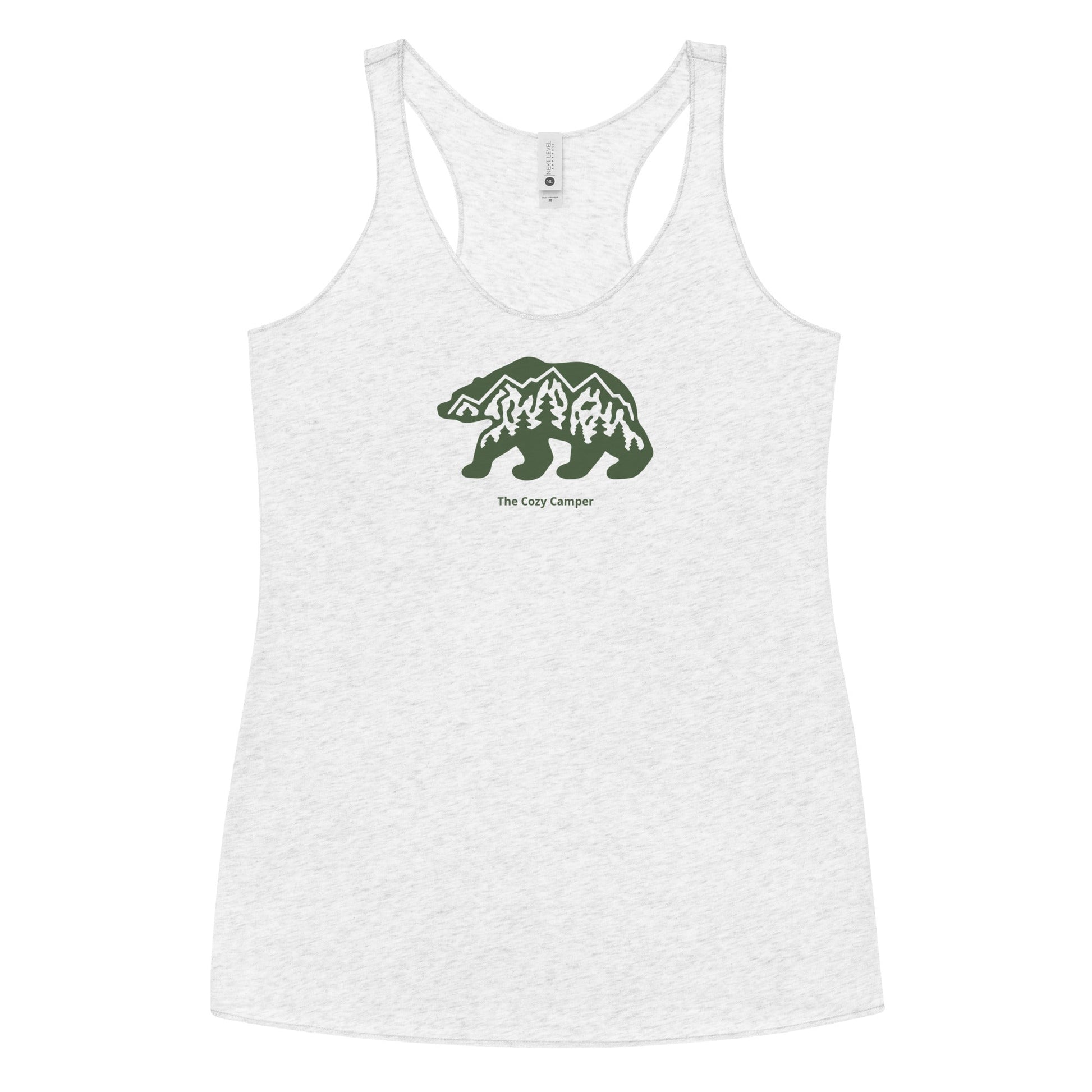 Women's Bear Racerback Tank - The Cozy Camper LLC