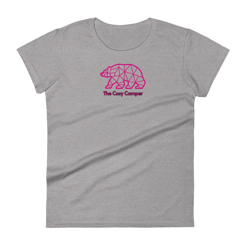 Women's bear short sleeve t-shirt - The Cozy Camper LLC