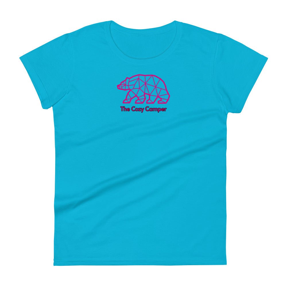 Women's bear short sleeve t-shirt - The Cozy Camper LLC