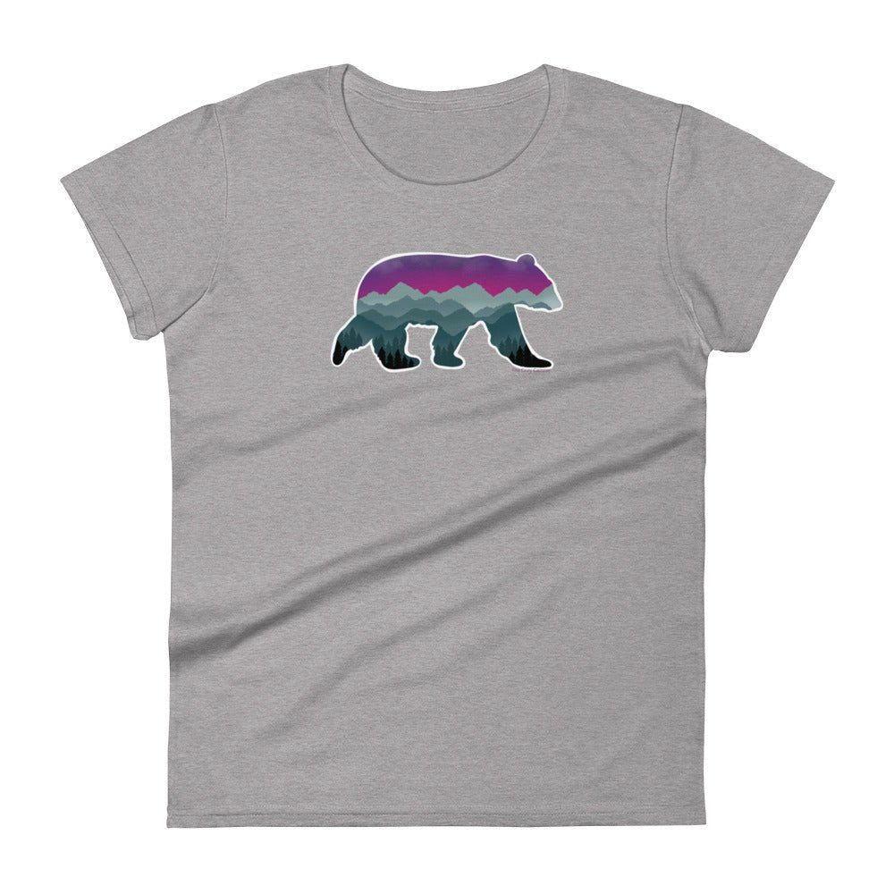 Women's bear short sleeve t-shirt - The Cozy Camper LLC