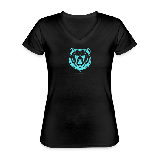 Women's Bear V - Neck T-Shirt - The Cozy Camper LLC