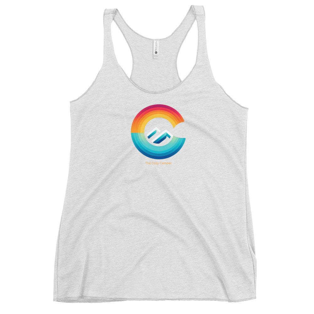 Women's Colorado Racerback Tank - The Cozy Camper LLC