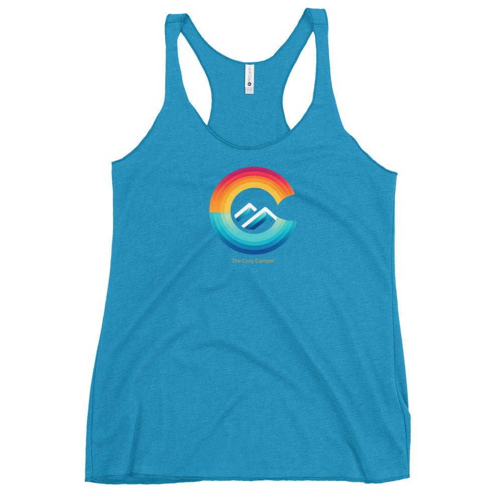 Women's Colorado Racerback Tank - The Cozy Camper LLC