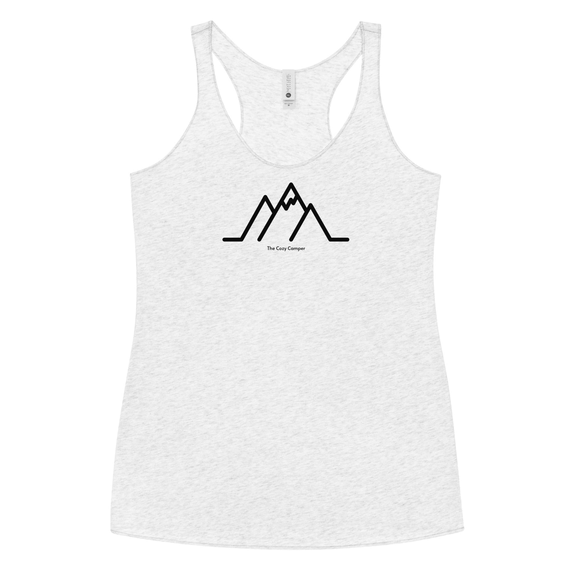 Women's Mountain Racerback Tank - The Cozy Camper LLC