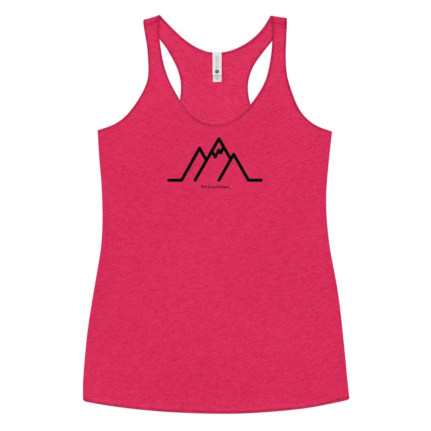 Women's Mountain Racerback Tank - The Cozy Camper LLC