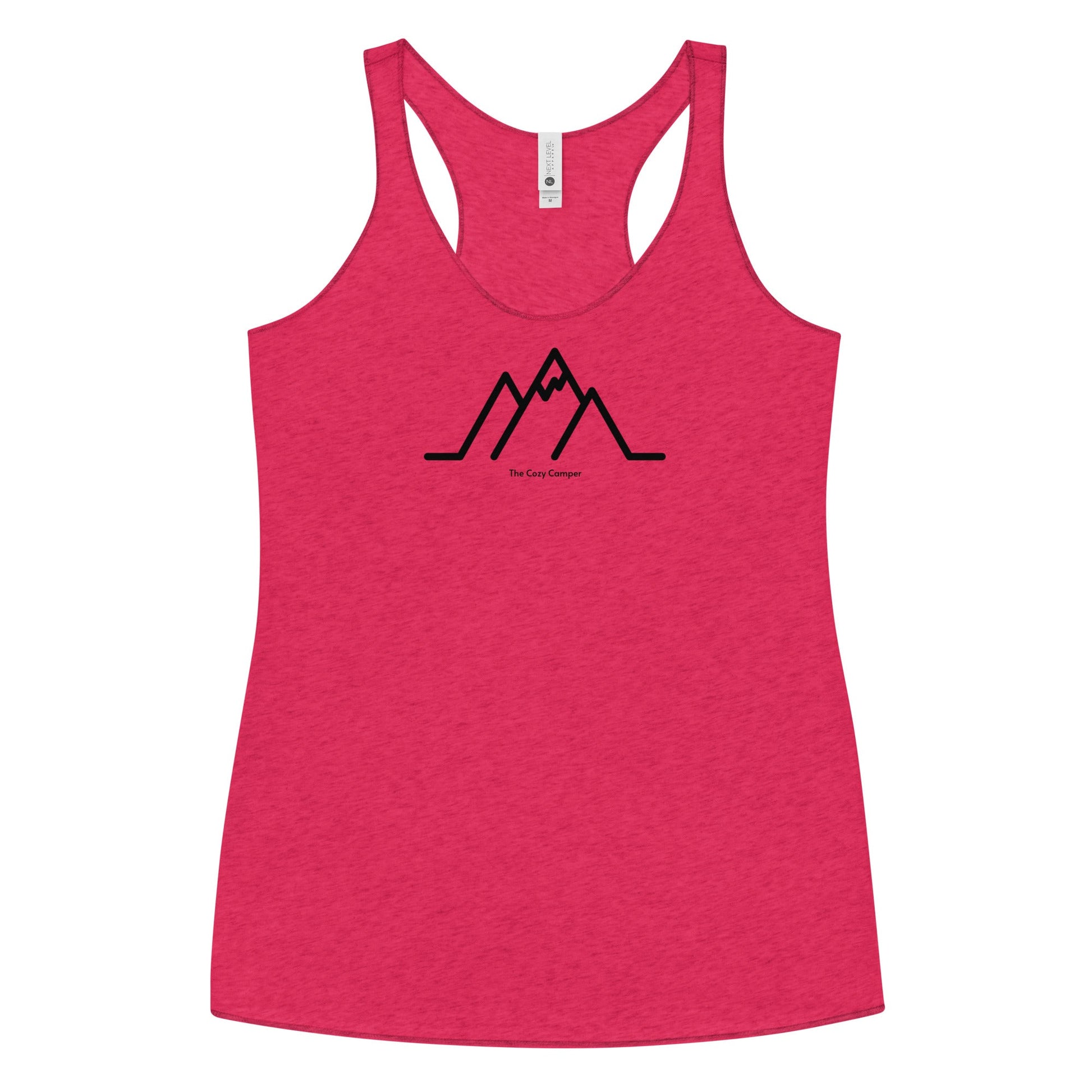 Women's Mountain Racerback Tank - The Cozy Camper LLC