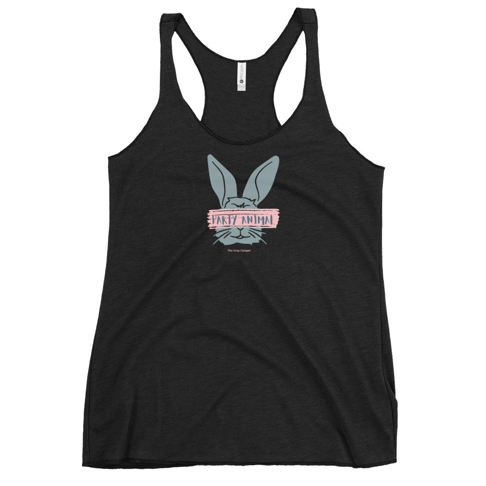 Women's Party Animal Racerback Tank - The Cozy Camper LLC