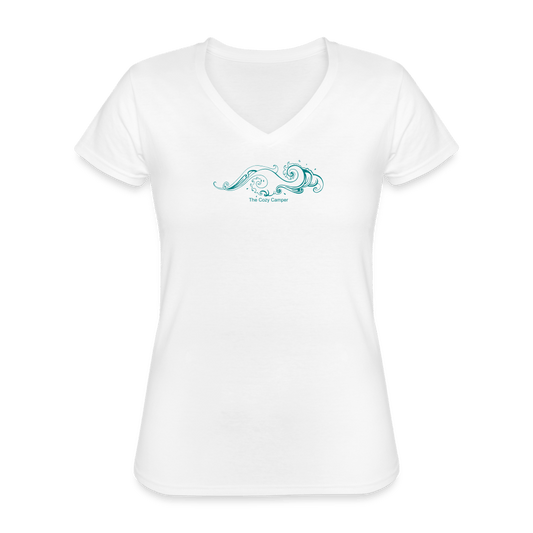 Women's V - Neck T-Shirt - The Cozy Camper LLC